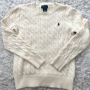 SOLD Polo by Ralph Lauren Knit Sweater in Cream